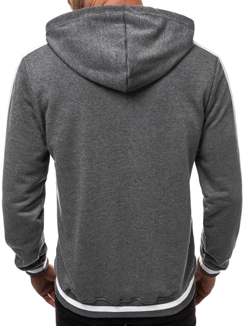 Sudadera de hombre grafito OZONEE A/1009Z