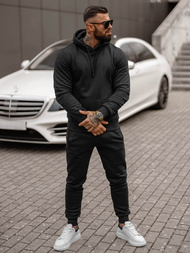 Chándal de hombre negro OZONEE JS/68C10381/3Z