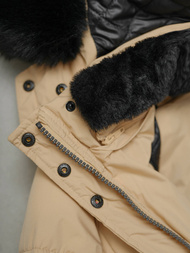 Chaqueta de mujer beige OZONEE O/W377