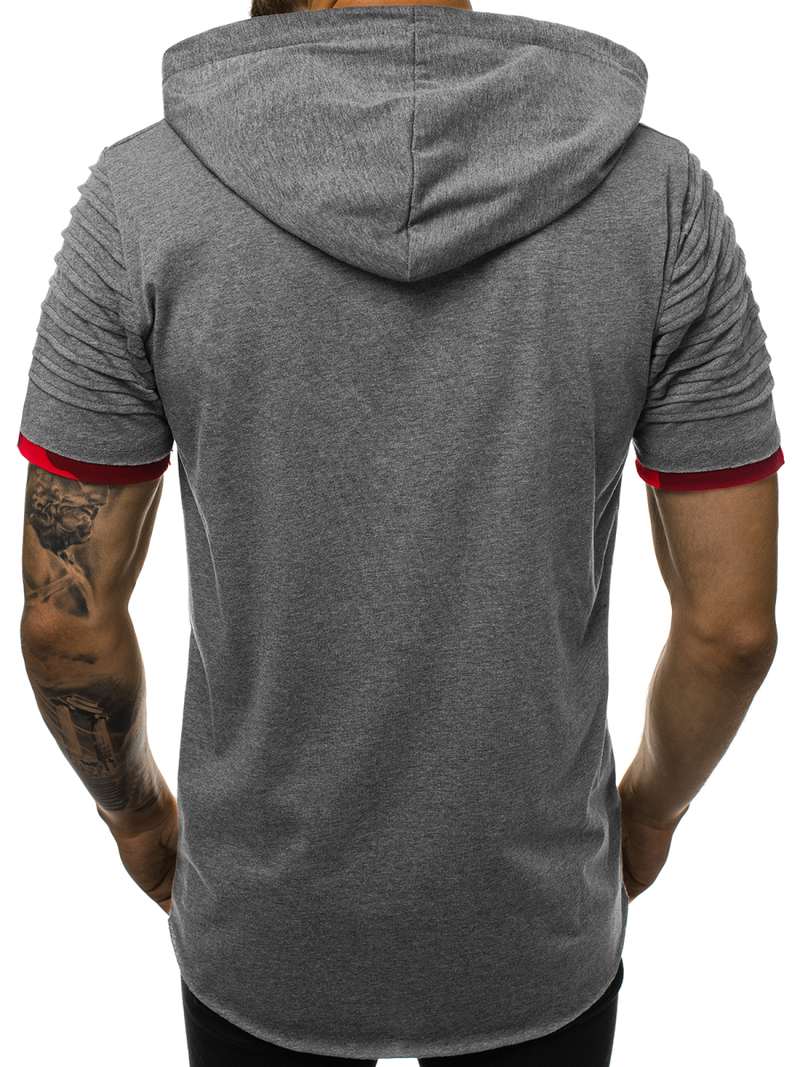 Camiseta de hombre grafito OZONEE O/1187XZ