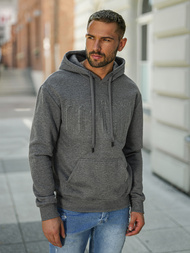 Sudadera de hombre grafito OZONEE JS/8B1773/5