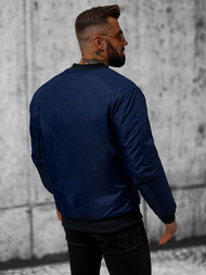 Chaqueta de hombre granate OZONEE JS/AK95Z