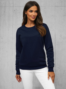 Sudadera de mujer azul marino OZONEE JS/W01Z