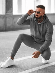 Chándal de hombre grafito OZONEE JS/68C10386/5Z