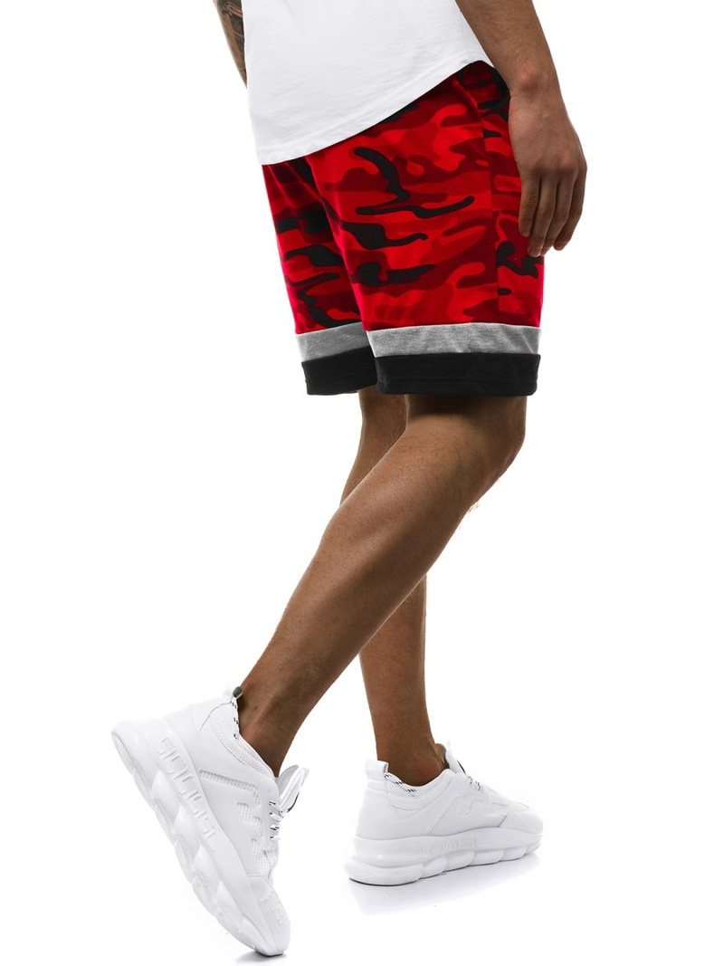 Pantalón corto de hombre rojo JS/KK300152