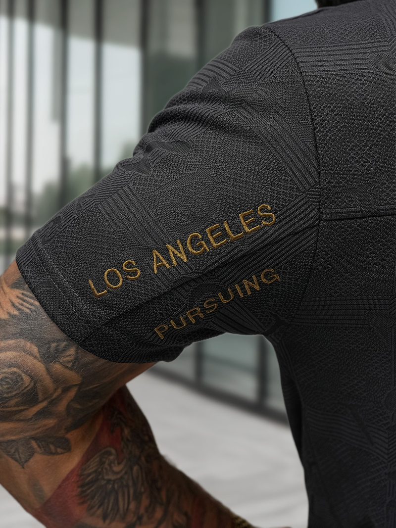 Camiseta de hombre negras OZONEE O/QQ1568