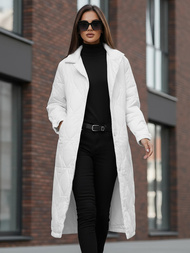 Chaqueta de mujer blanca OZONEE JS/5M3177/281Z