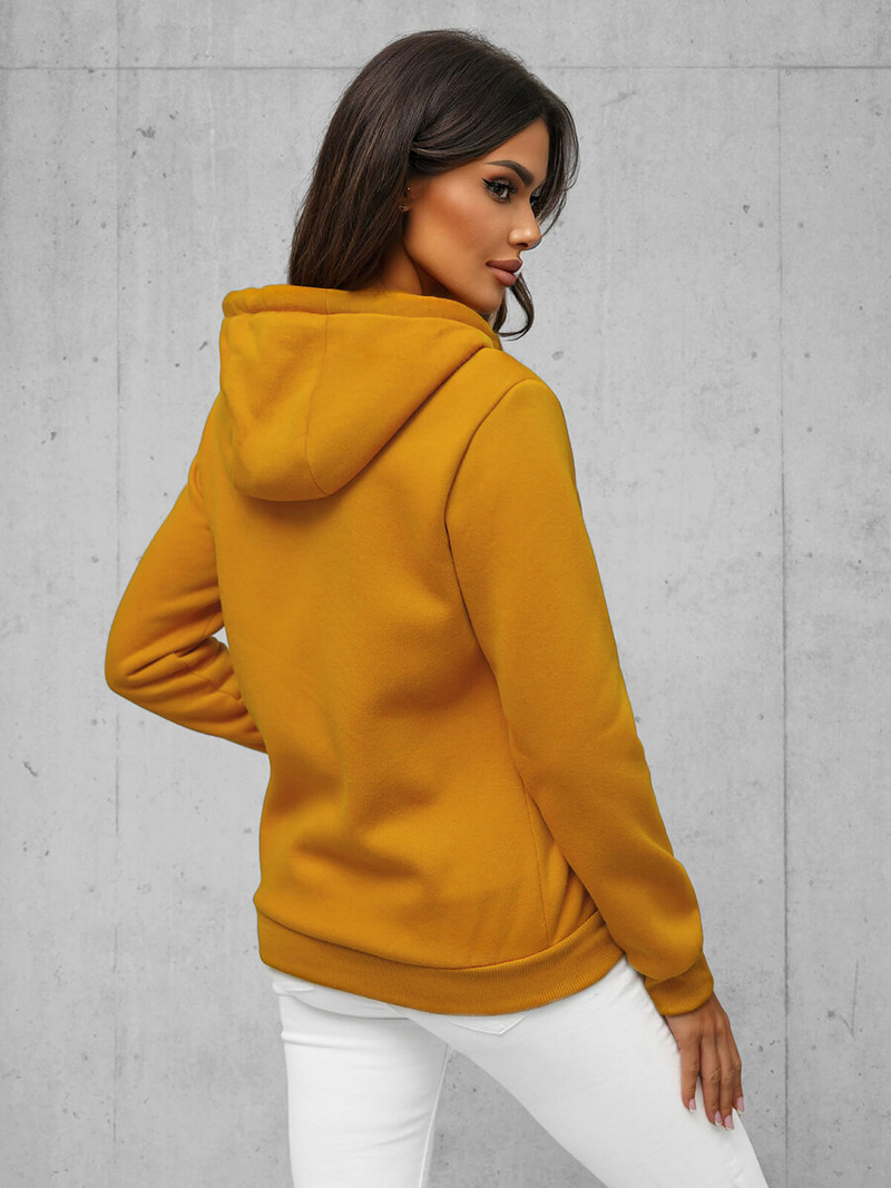 Sudadera de mujer camel OZONEE JS/W03Z