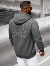 Sudadera de hombre grafito OZONEE NB/MF2003