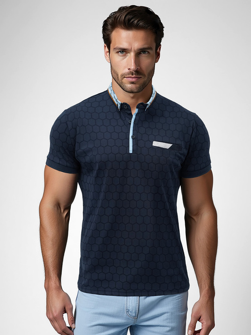 Polo de hombre granate OZONEE O/QQ923