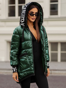 Chaqueta de mujer verde OZONEE JS/5M3188/238Z