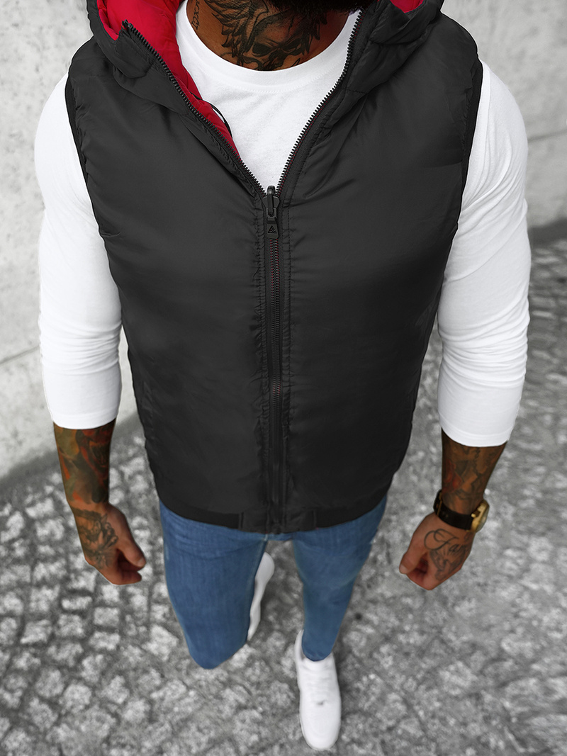 Chaleco de hombre roja OZONEE N/7127