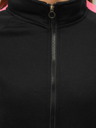Sudadera de mujer negra OZONEE JS/B26038