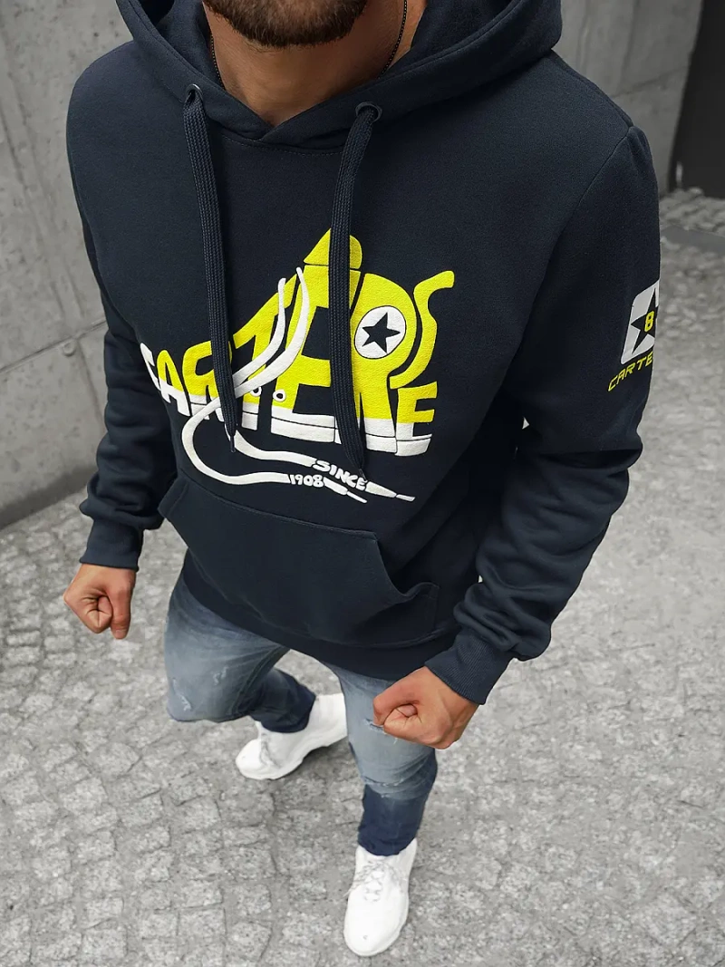 Sudadera de hombre azul marino OZONEE JS/Y10005