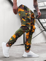 Pantalón jogger de hombre amarillo-caqui OZONEE G/2787