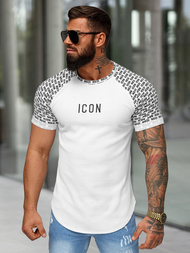 Camiseta de hombre blanca OZONEE O/B1212