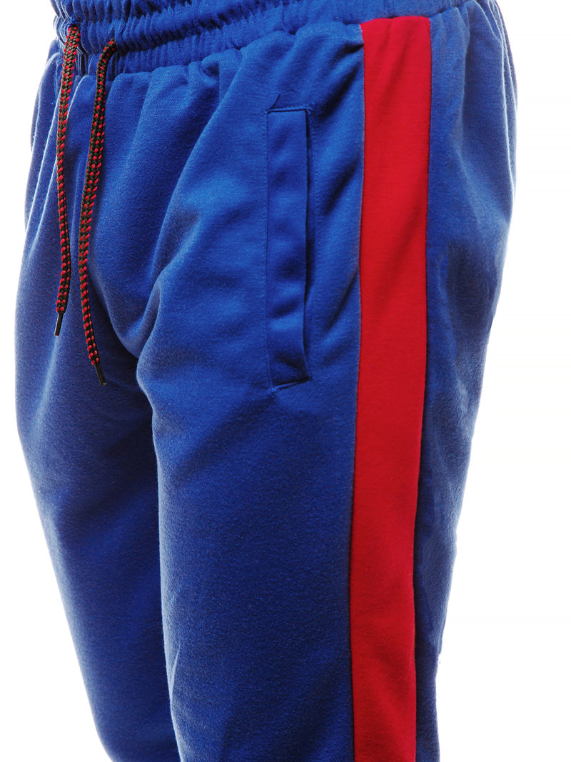 Pantalón de chándal de hombre azul rojo OZONEE JS/JZ11005Z
