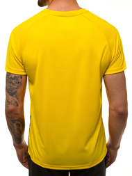 Camiseta de hombre amarillo OZONEE JS/KS2062