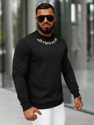 Sudadera de hombre negra OZONEE O/P2027Z