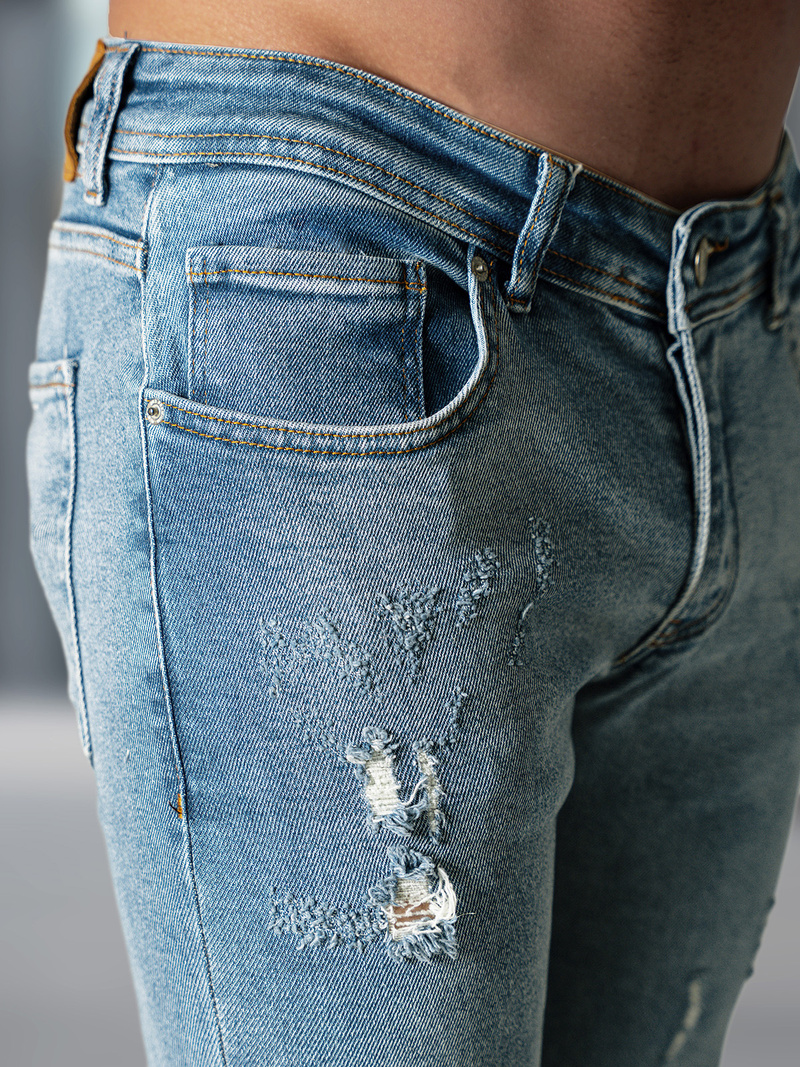 Vaqueros de hombre azul OZONEE O/0526