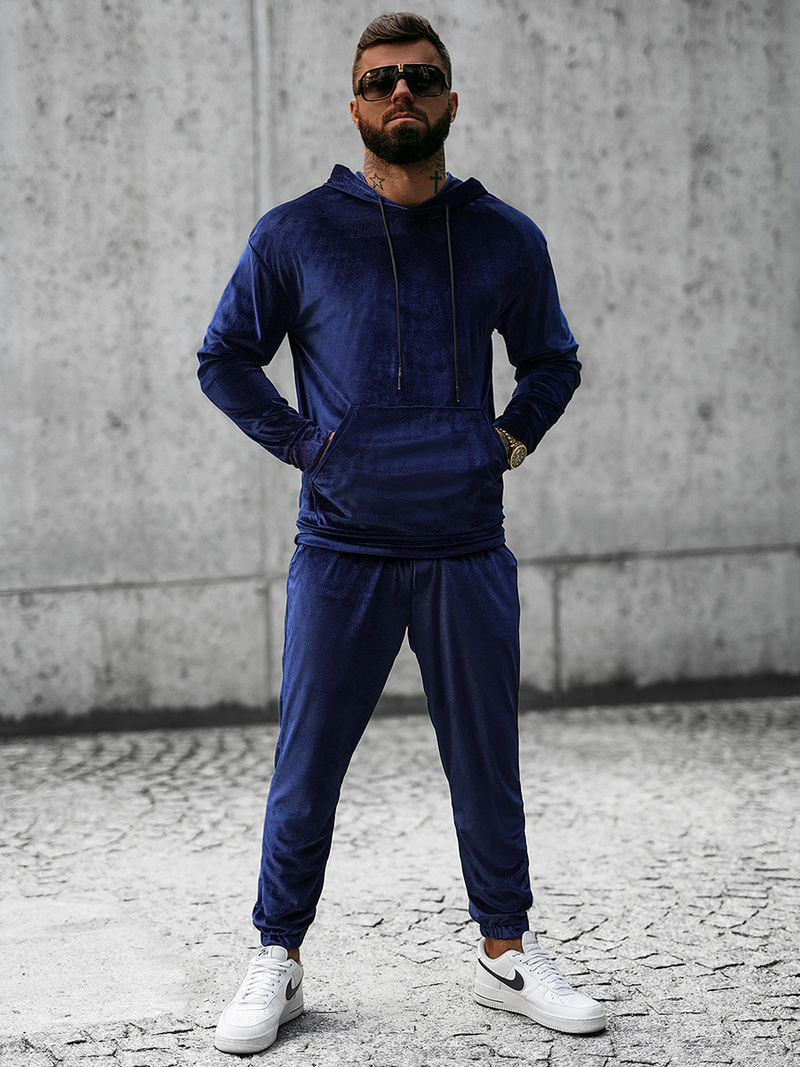 Chándal de hombre azul marino OZONEE O/D7517