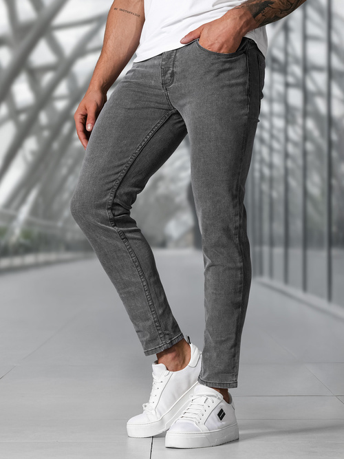 Vaqueros de hombre grafito OZONEE NB/MP0192GSZ