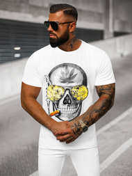 Camiseta de hombre blanca OZONEE JS/Y70019
