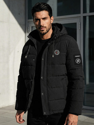 Chaqueta de hombre negra OZONEE JS/31M5077/392