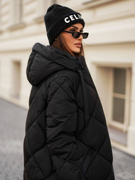 Chaqueta de mujer negra OZONEE JS/5M3168/392Z