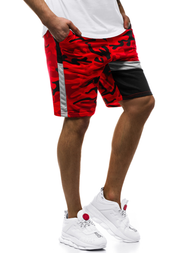 Pantalón corto de hombre rojo JS/KK300160