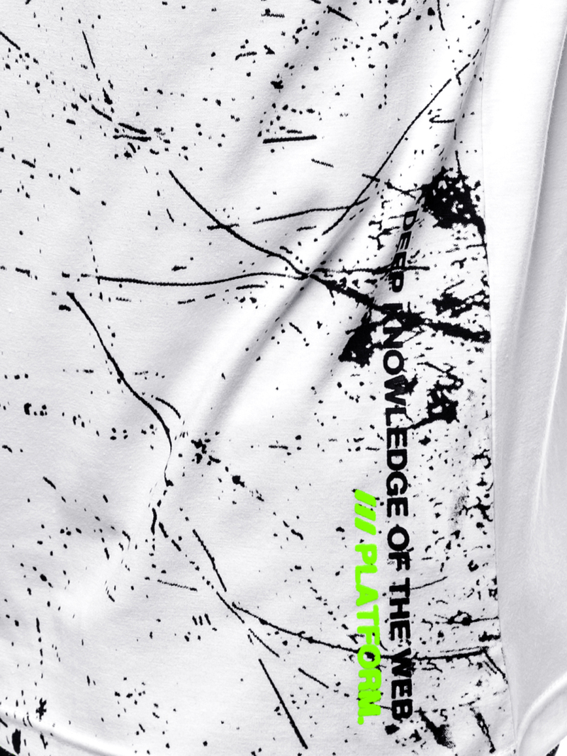 Camiseta de hombre blanca OZONEE JS/SS10917Z