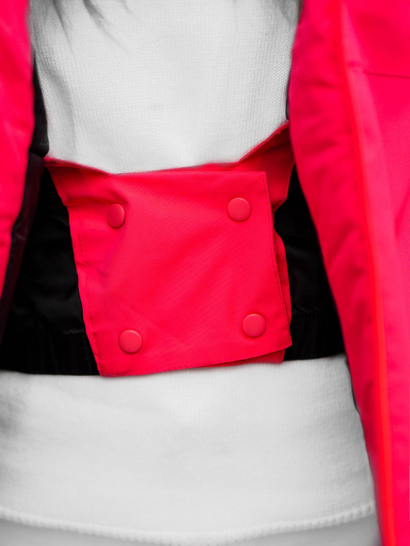 Chaqueta de mujer rosa-neón OZONEE JS/HH012/53Z