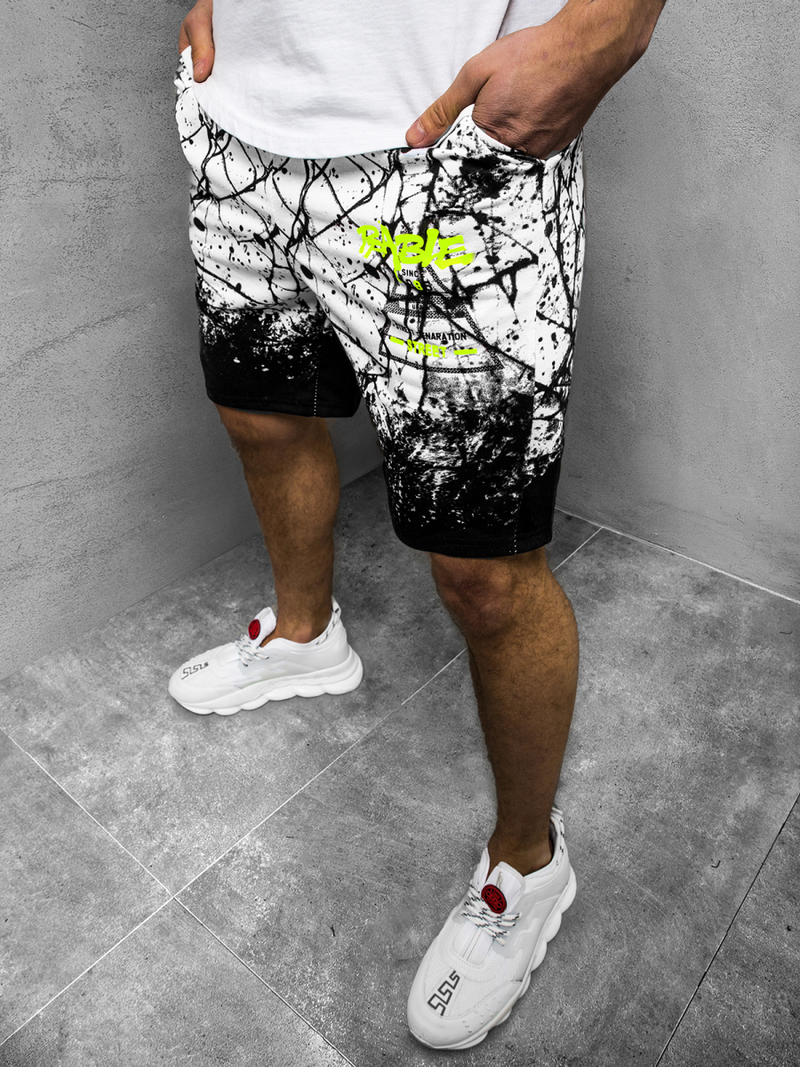 Pantalón corto de hombre blancos JS/KK300162Z