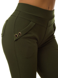 Leggings para mujer caqui OZONEE JS/1041/B7