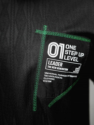 Camiseta de hombre negra OZONEE O/3C333