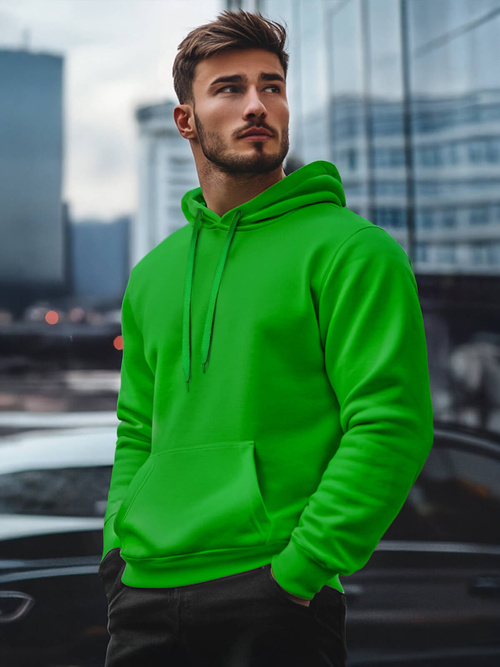 Sudadera de hombre verde OZONEE JS/2009Z