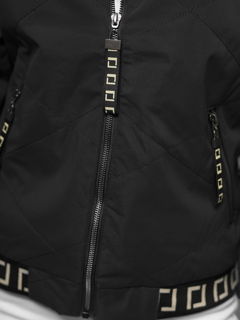 Chaqueta de mujer negra OZONEE JS/5M3161/392