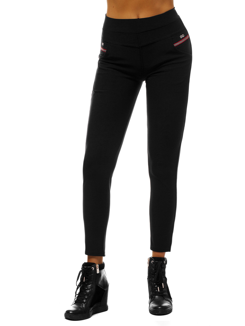 Leggings para mujer negras OZONEE JS/1040/B1