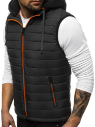 Chaleco de hombre negra OZONEE N/6102