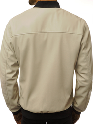 Chaqueta de hombre beige OZONEE N/6124