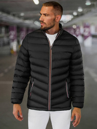 Chaqueta de hombre negra OZONEE JS/SM71Z