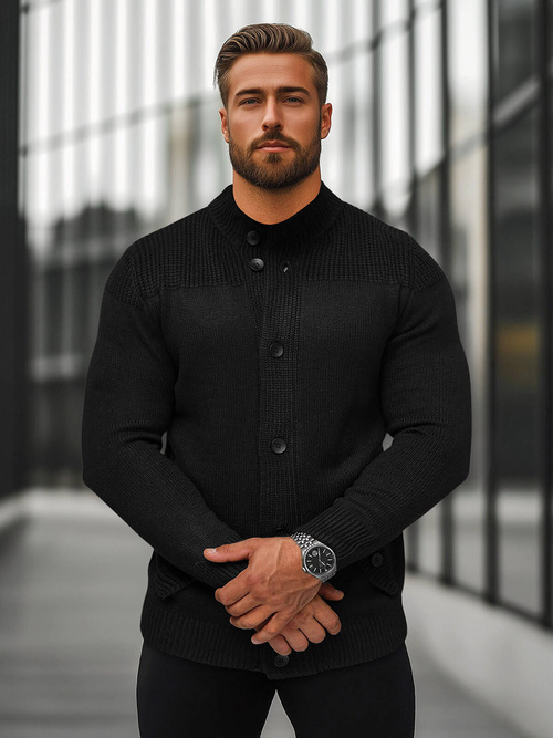 Jersey de hombre negro OZONEE NB/MM6011/4Z