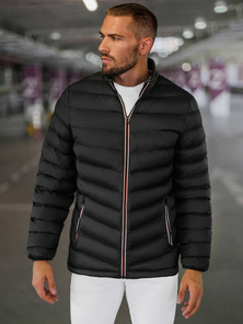 Chaqueta de hombre negra OZONEE JS/SM71Z