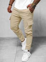 Pantalón chino de hombre beige OZONEE O/1404SP