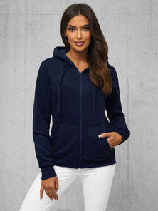 Sudadera de mujer azul marino OZONEE JS/W03Z