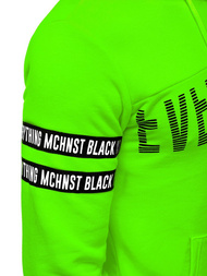 Sudadera de hombre neón verde OZONEE MACH/3123