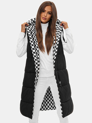 Chaleco de mujer negro OZONEE O/DK114/1