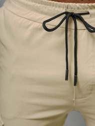 Pantalón chino de hombre beige OZONEE O/1404SP