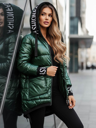 Chaqueta de mujer verde OZONEE JS/5M3188/238Z