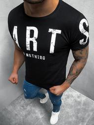 Camiseta de hombre negra OZONEE O/1180Z